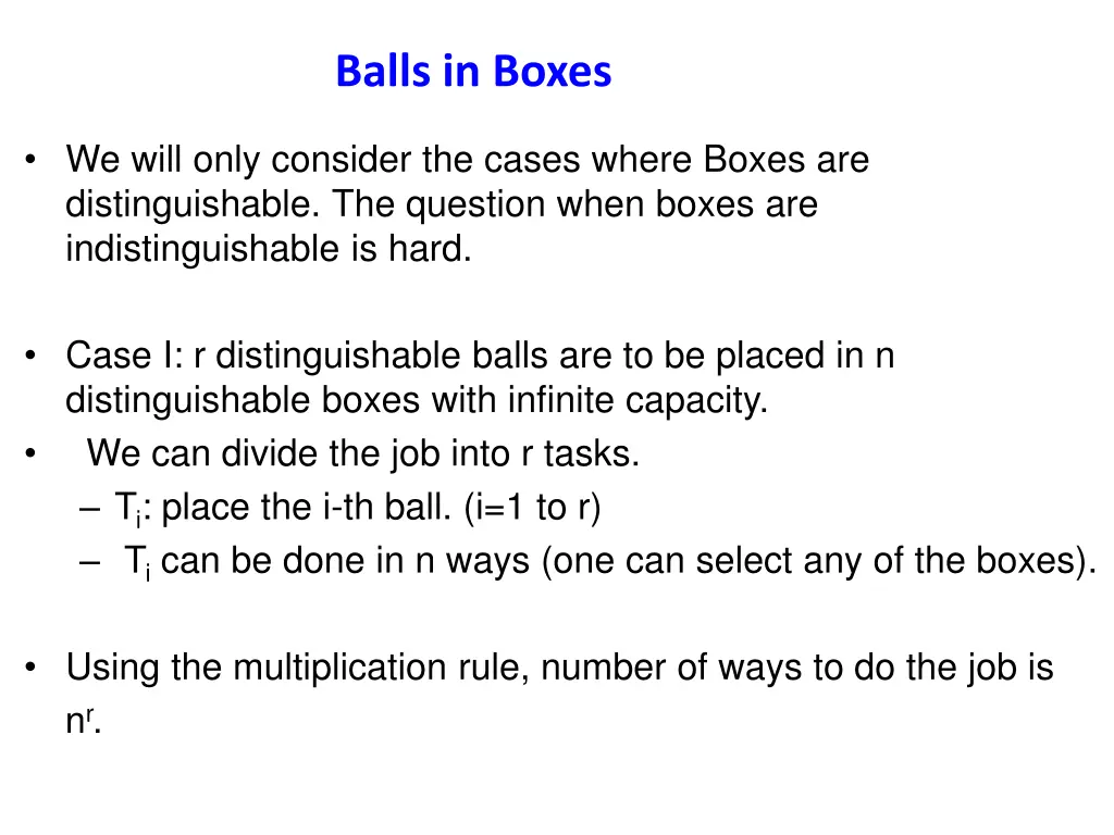 balls in boxes 1