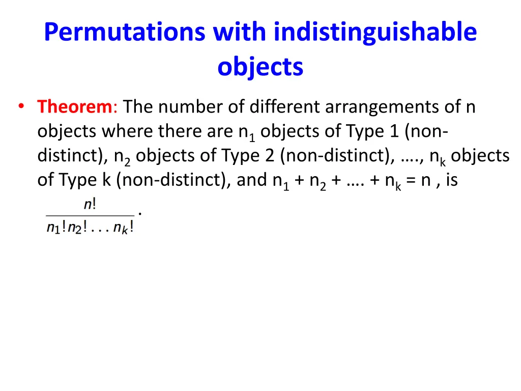 permutations with indistinguishable objects 8