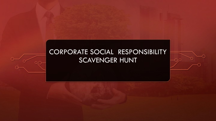 corporate social responsibility scavenger hunt