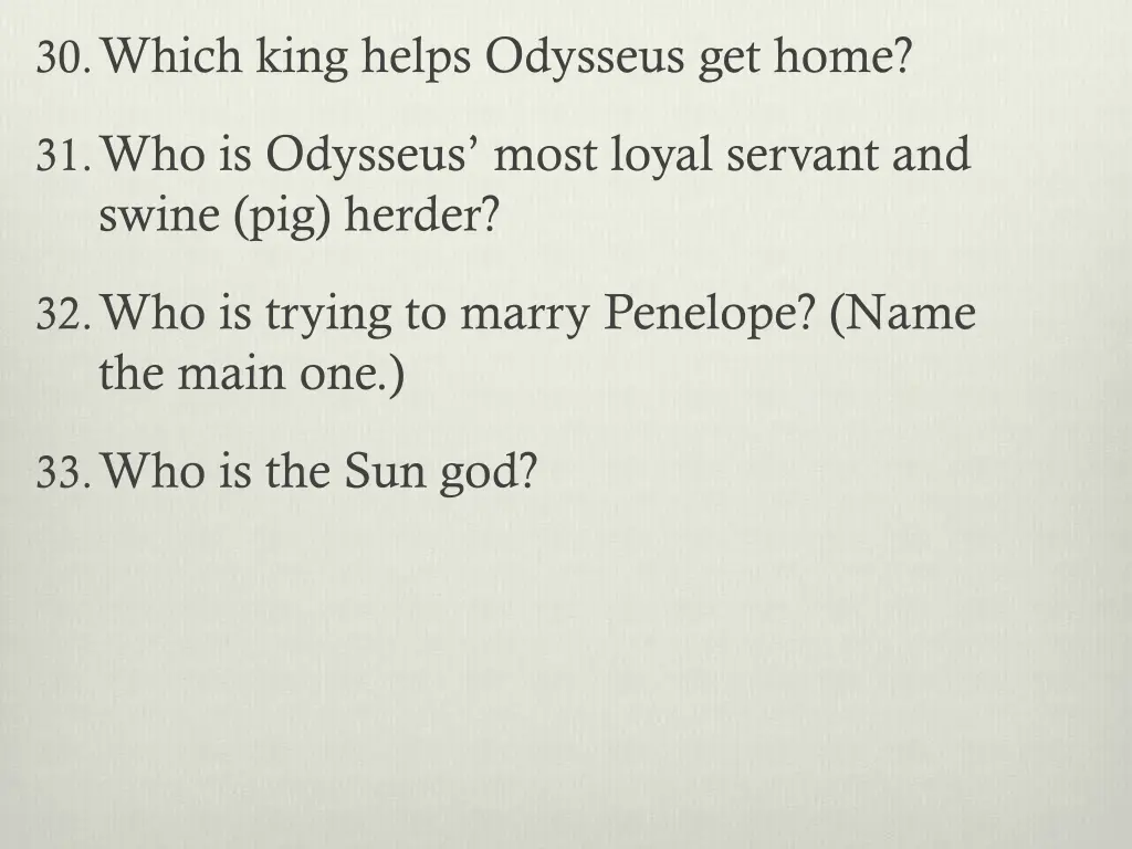 30 which king helps odysseus get home