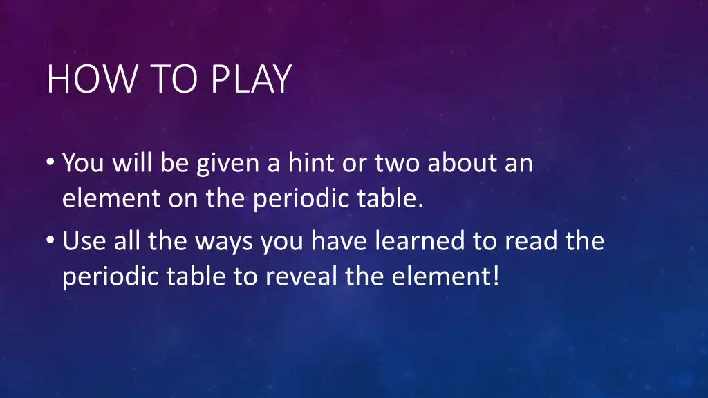 how to play