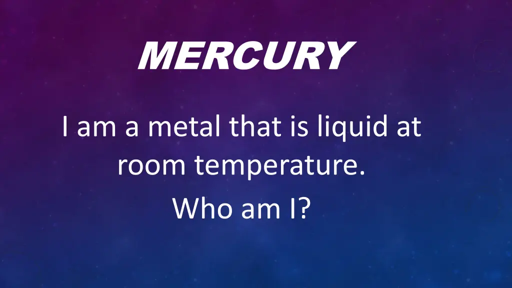 mercury