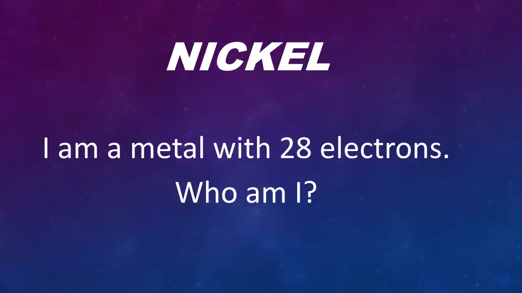 nickel