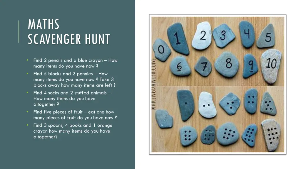 maths scavenger hunt