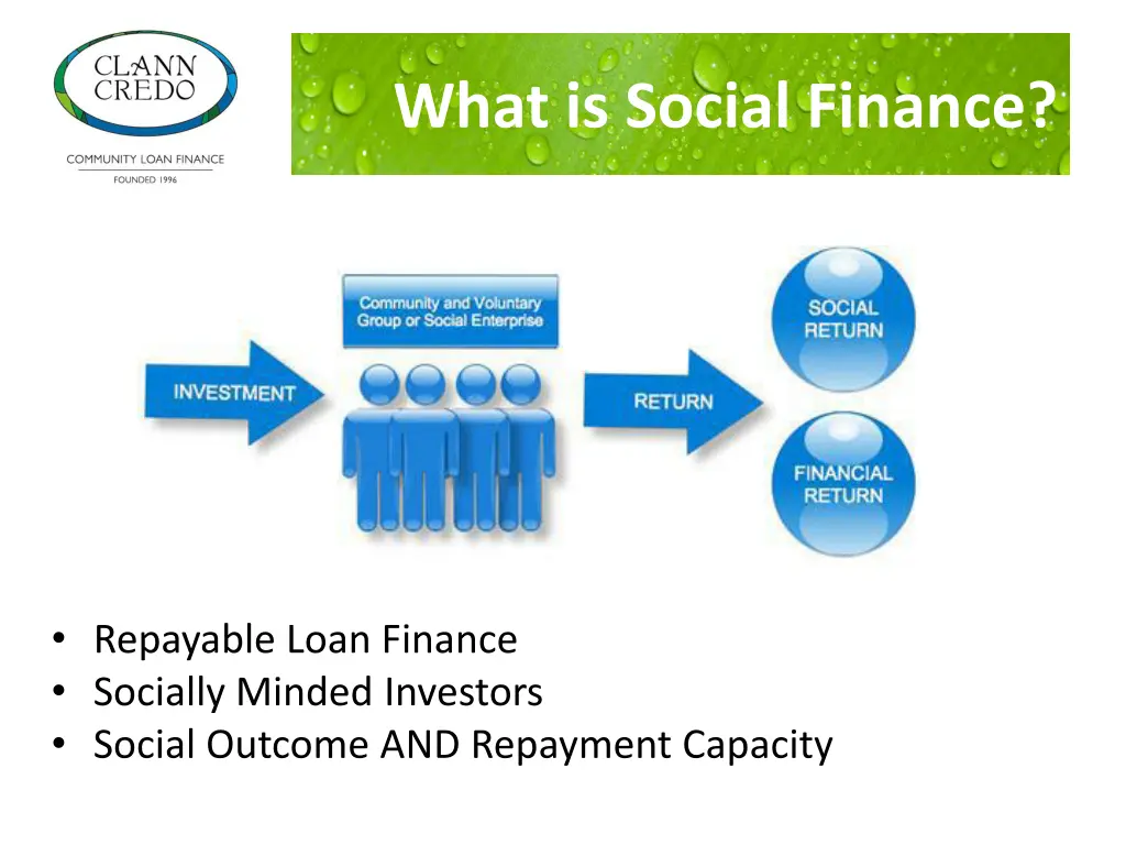 what is social finance