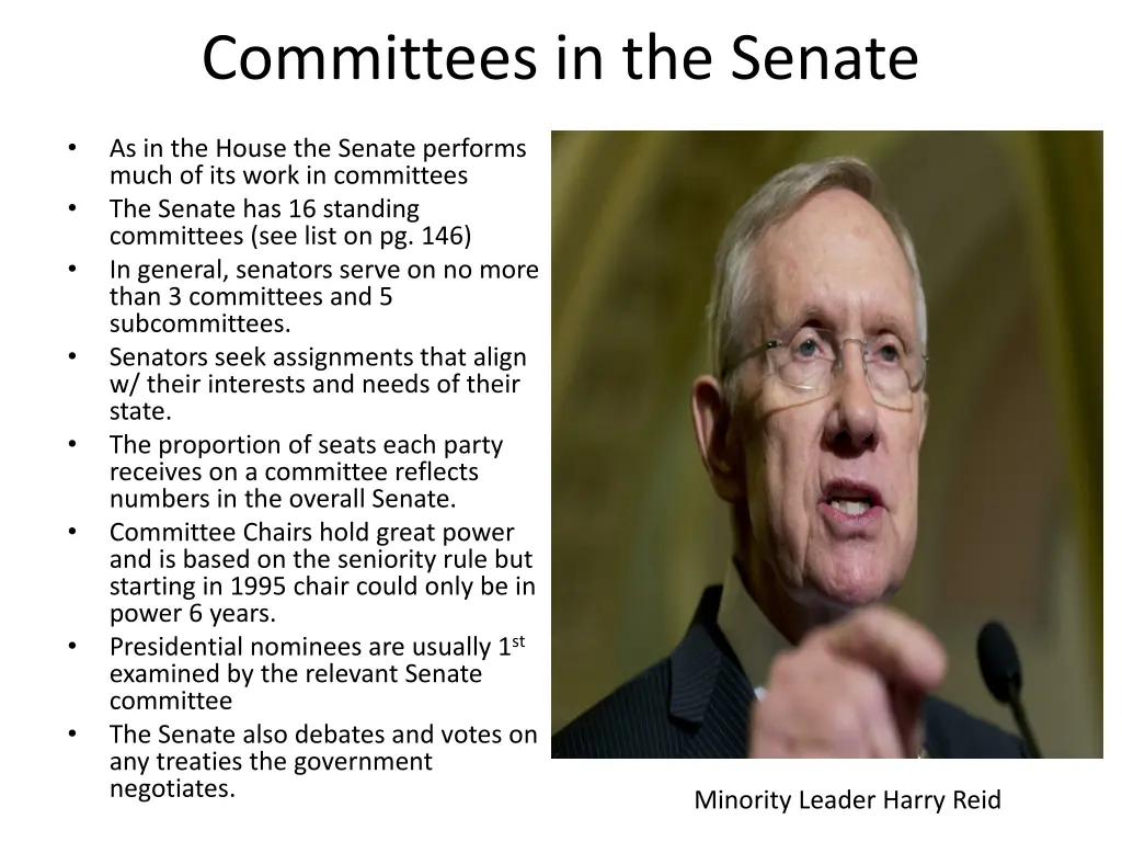 committees in the senate