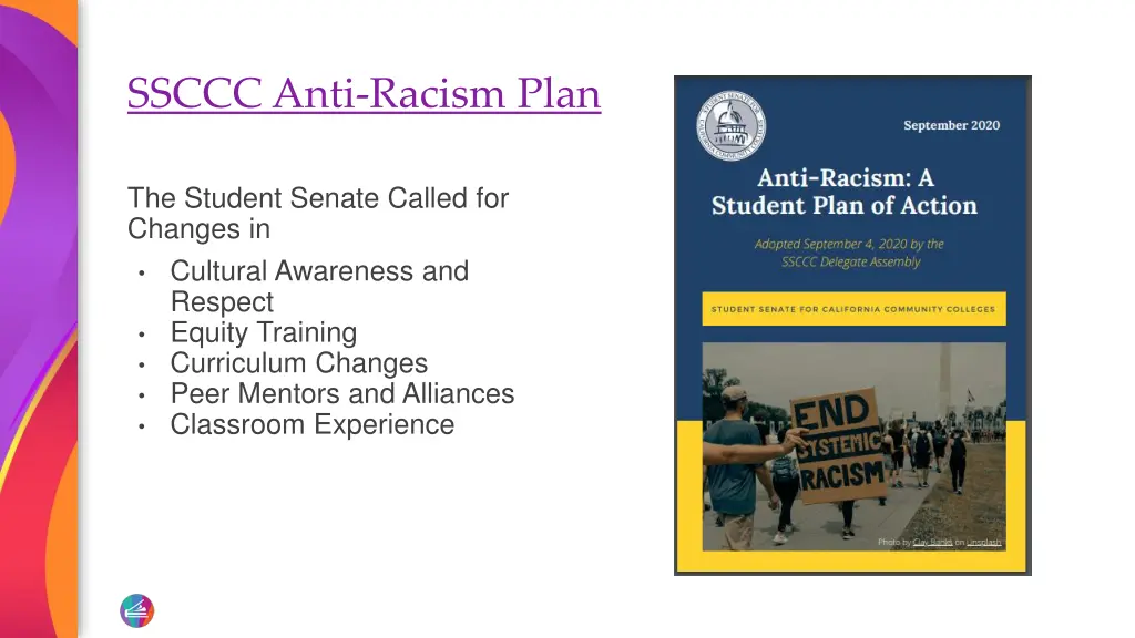 ssccc anti racism plan