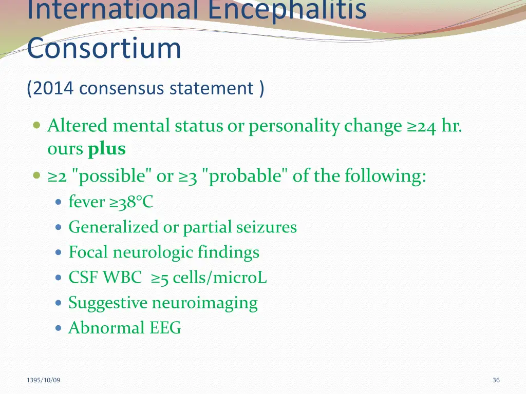 international encephalitis consortium