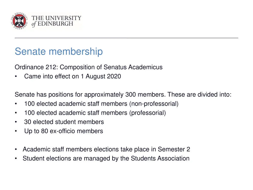 senate membership