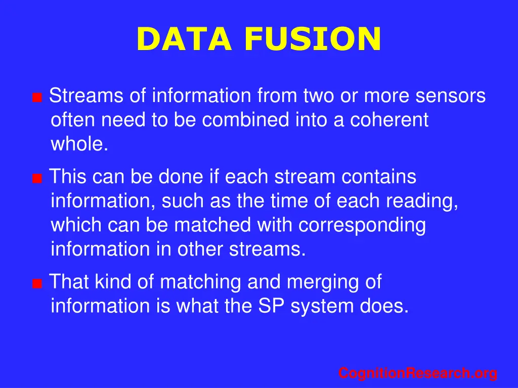 data fusion