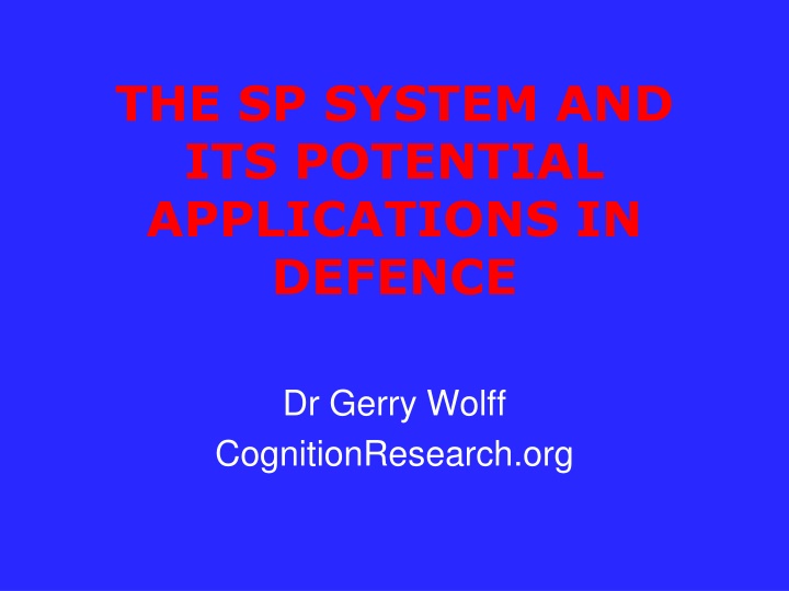 the sp system and its potential applications