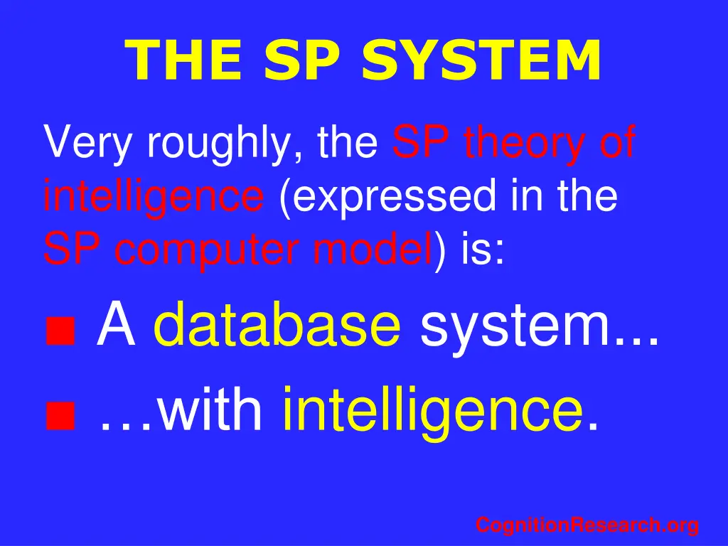 the sp system