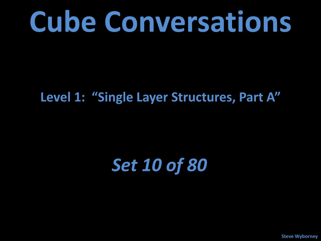 cube conversations 2