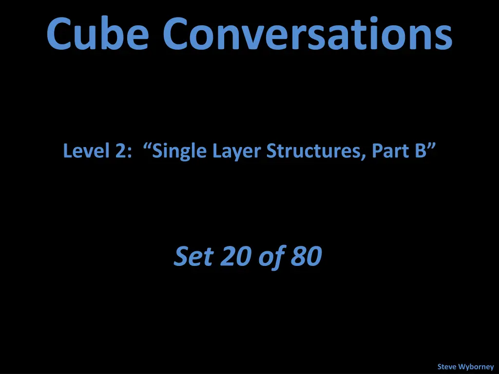 cube conversations 4