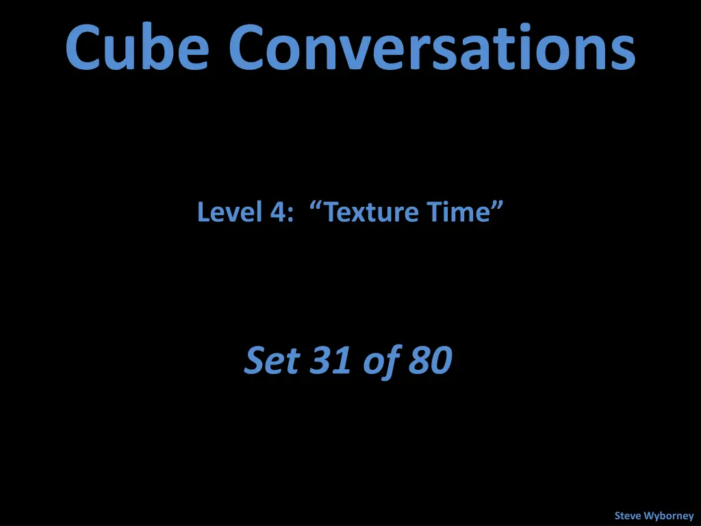 cube conversations 6