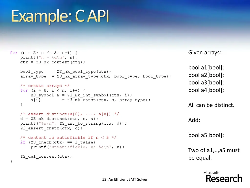 example c api