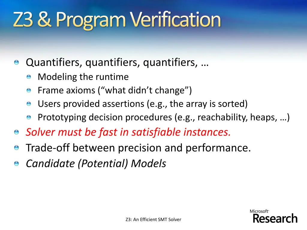 z3 program verification