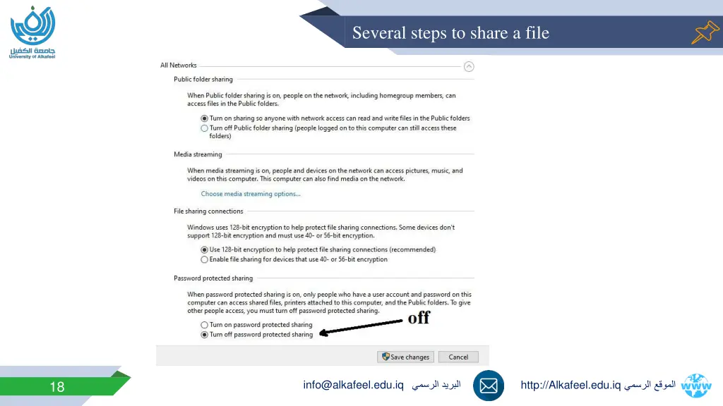 several steps to share a file 5