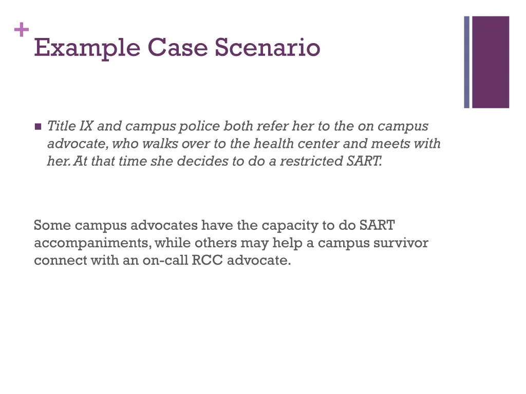 example case scenario 5