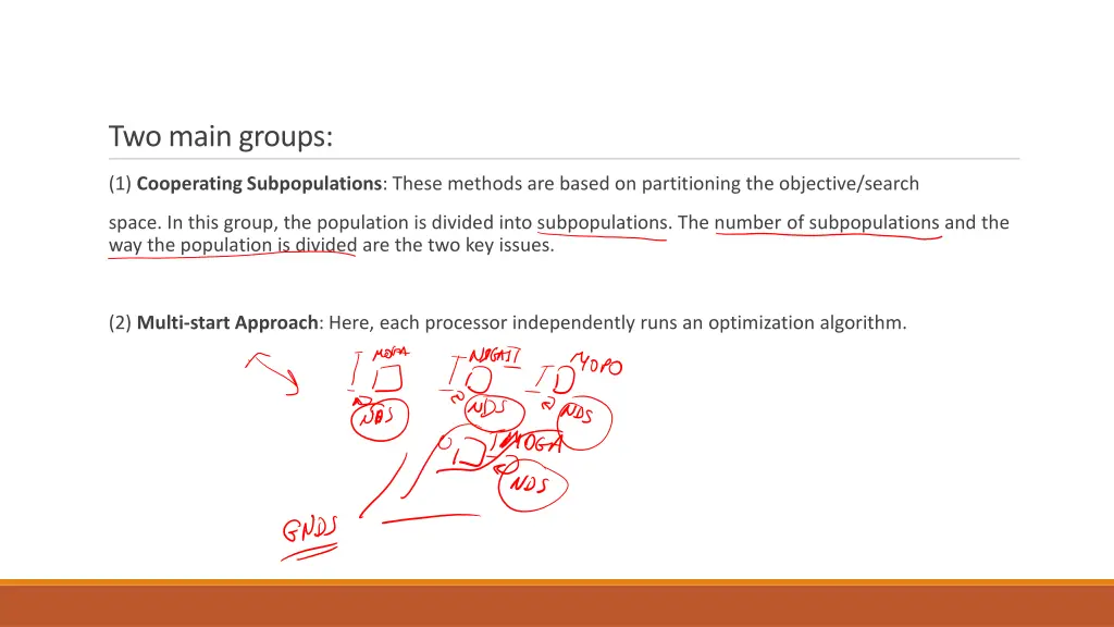 two main groups