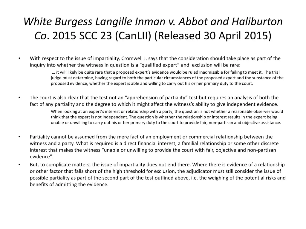 white burgess langille inman v abbot 1