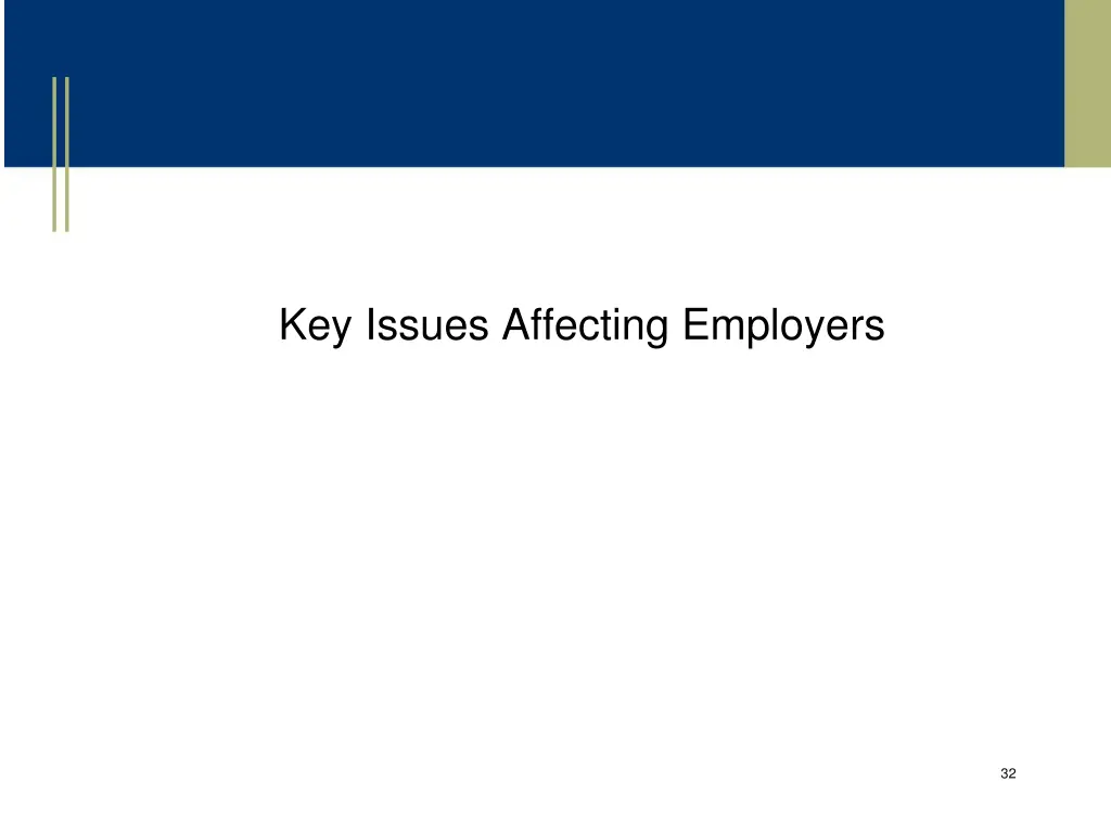 key issues affecting employers