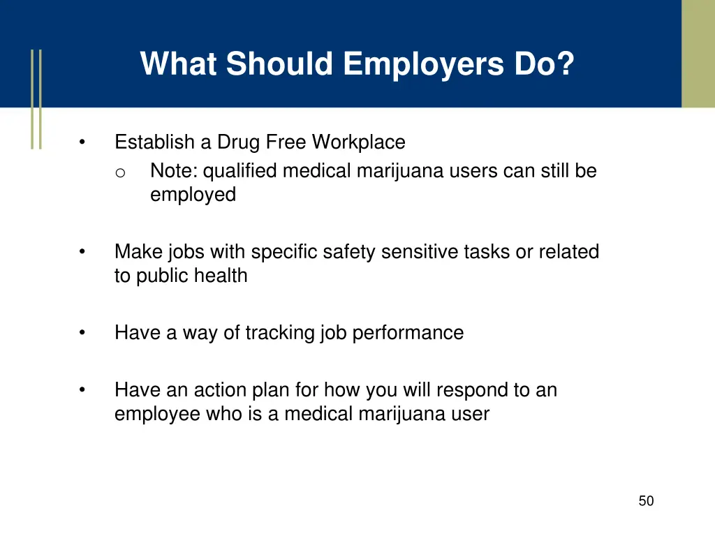 what should employers do