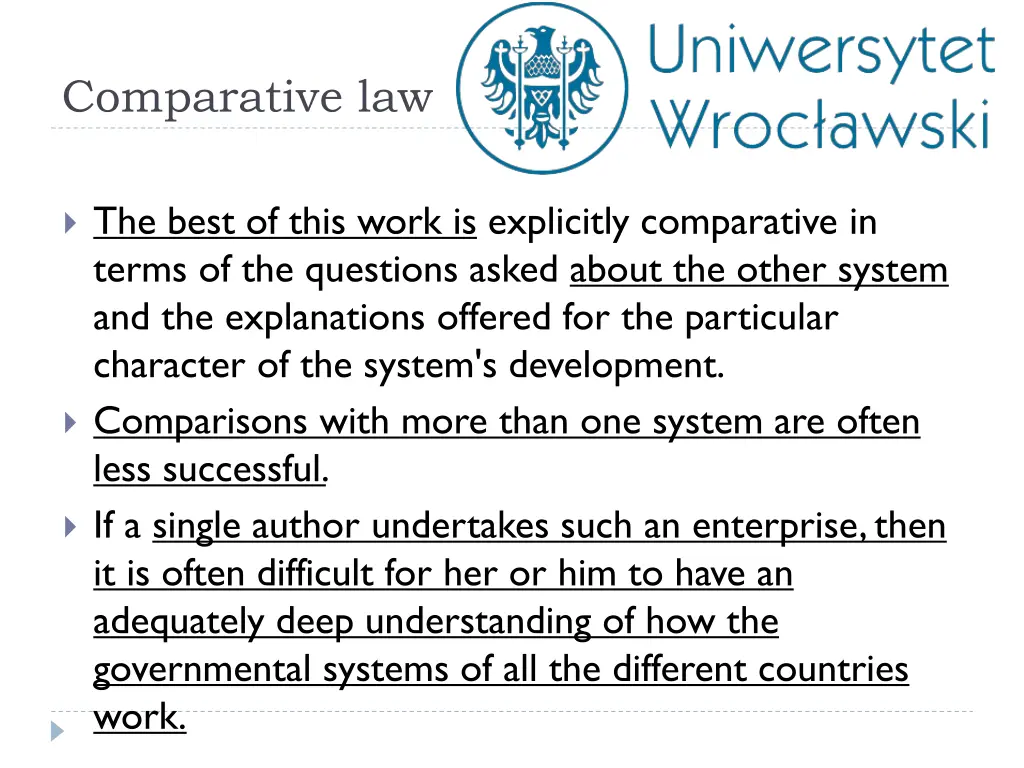 comparative law 2