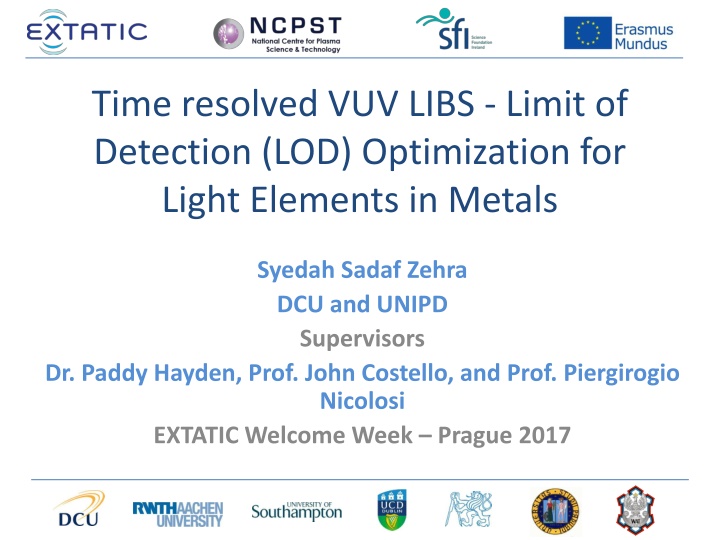 time resolved vuv libs limit of detection