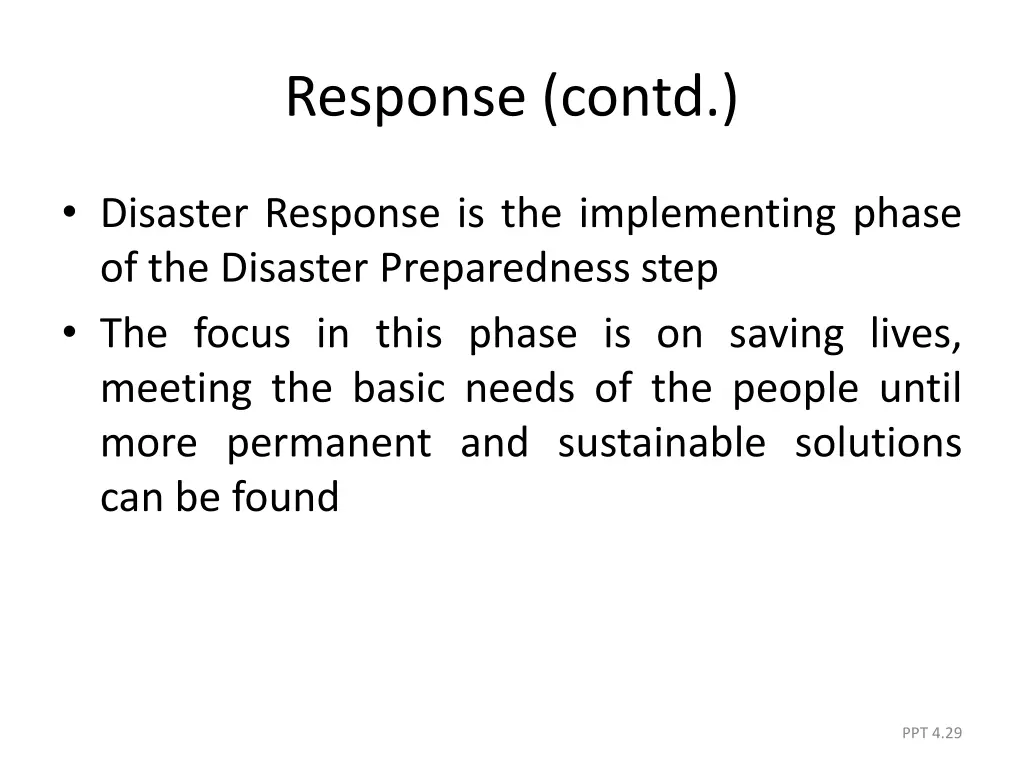 response contd 3