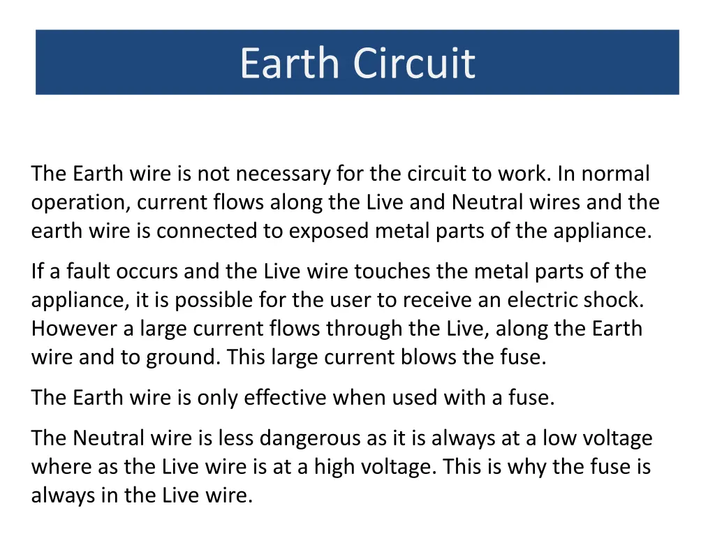 earth circuit