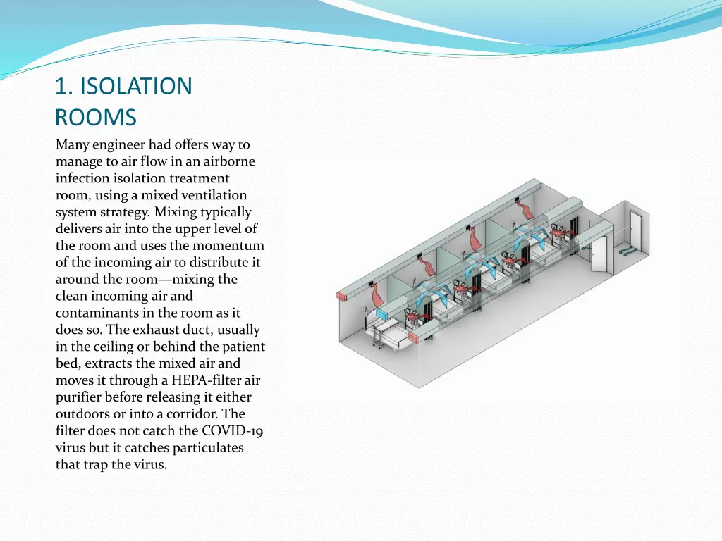 1 isolation rooms many engineer had offers