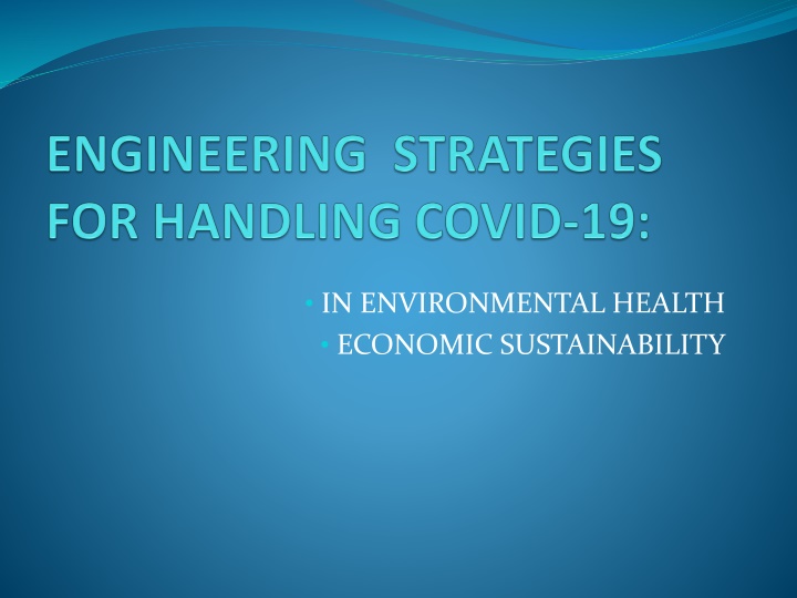 in environmental health economic sustainability