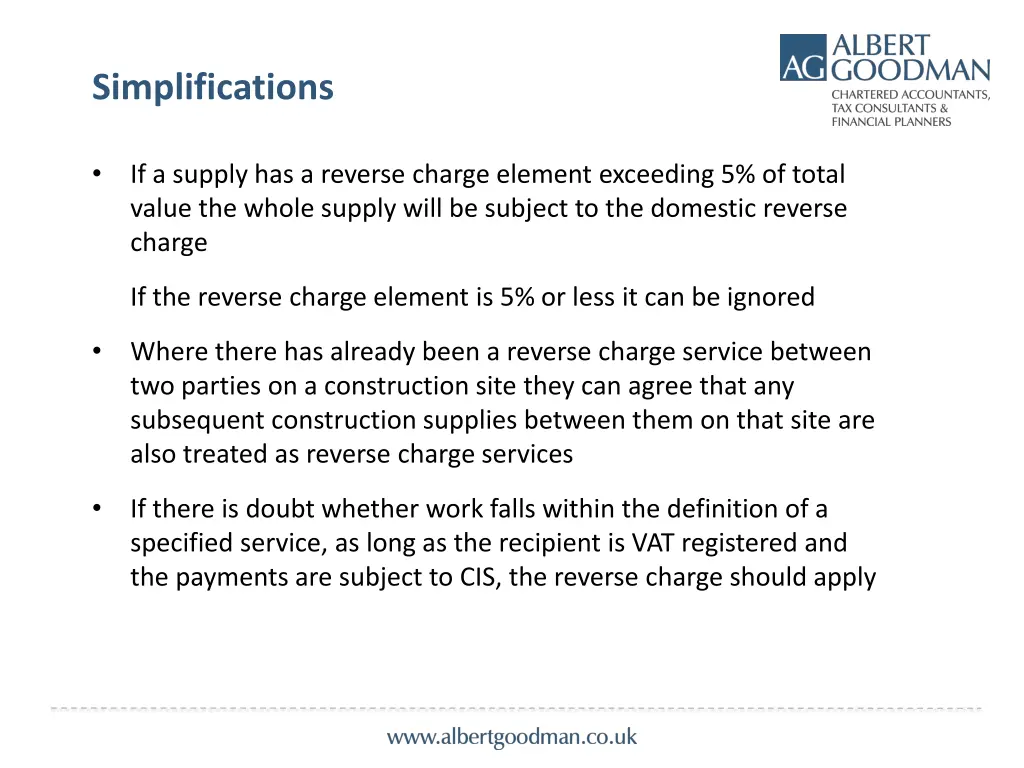 simplifications