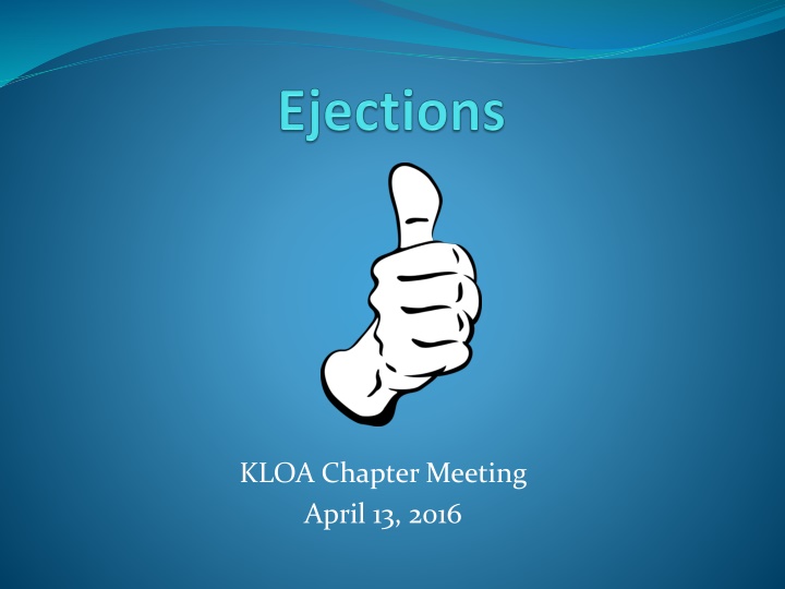 kloa chapter meeting april 13 2016