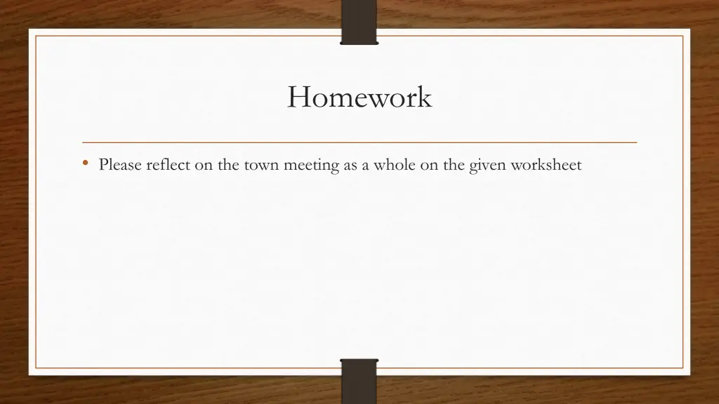 homework