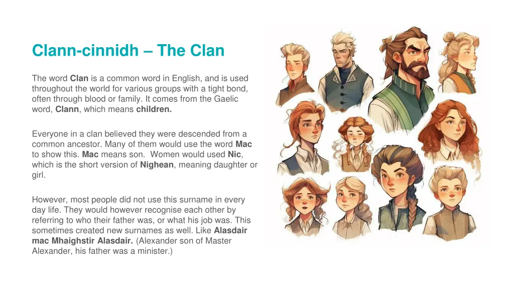 clann cinnidh the clan