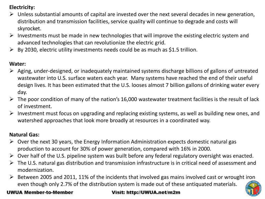 electricity unless substantial amounts of capital