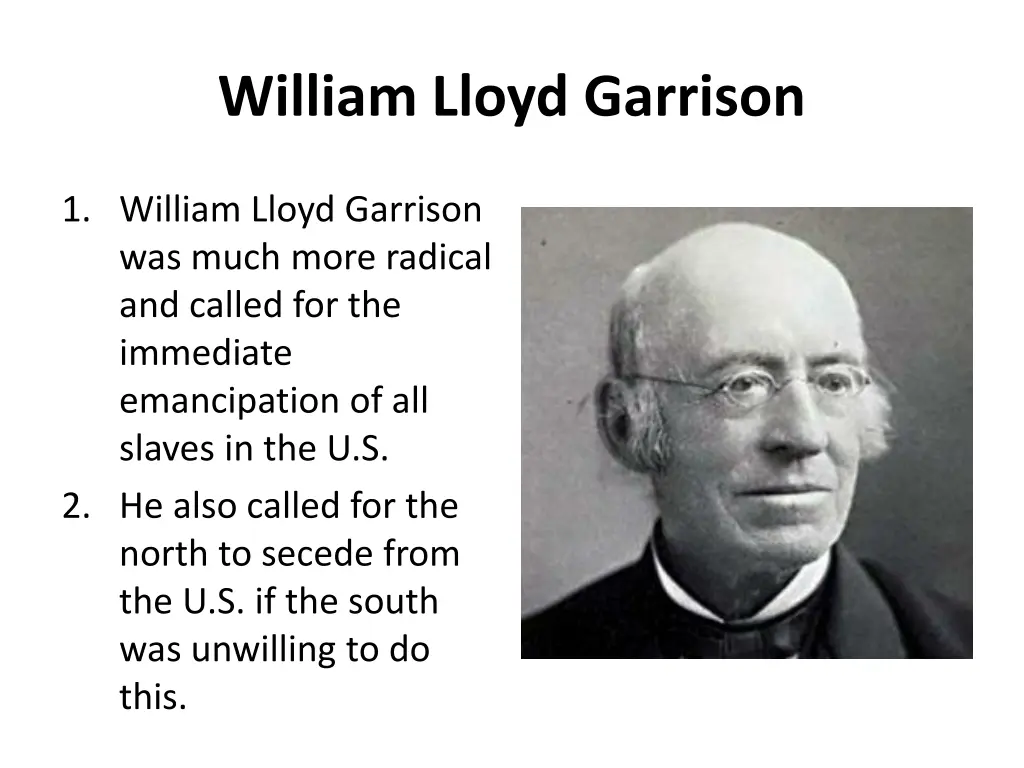 william lloyd garrison