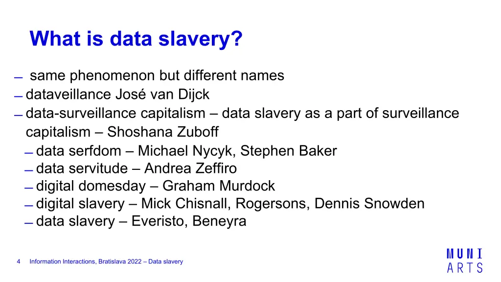 what is data slavery 1