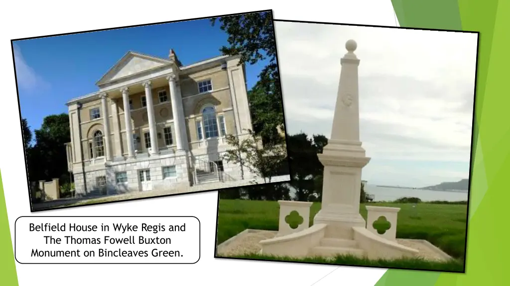 belfield house in wyke regis and the thomas