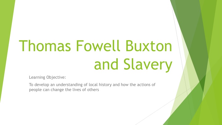 thomas fowell buxton and slavery learning