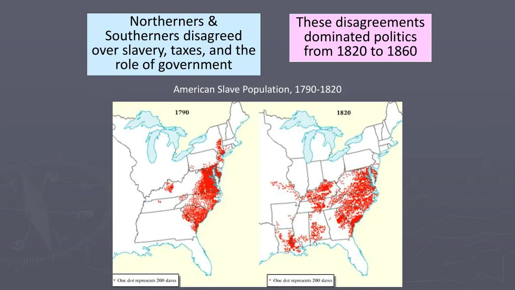 northerners southerners disagreed over slavery