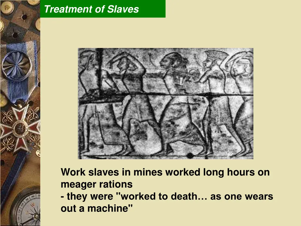 treatment of slaves 1