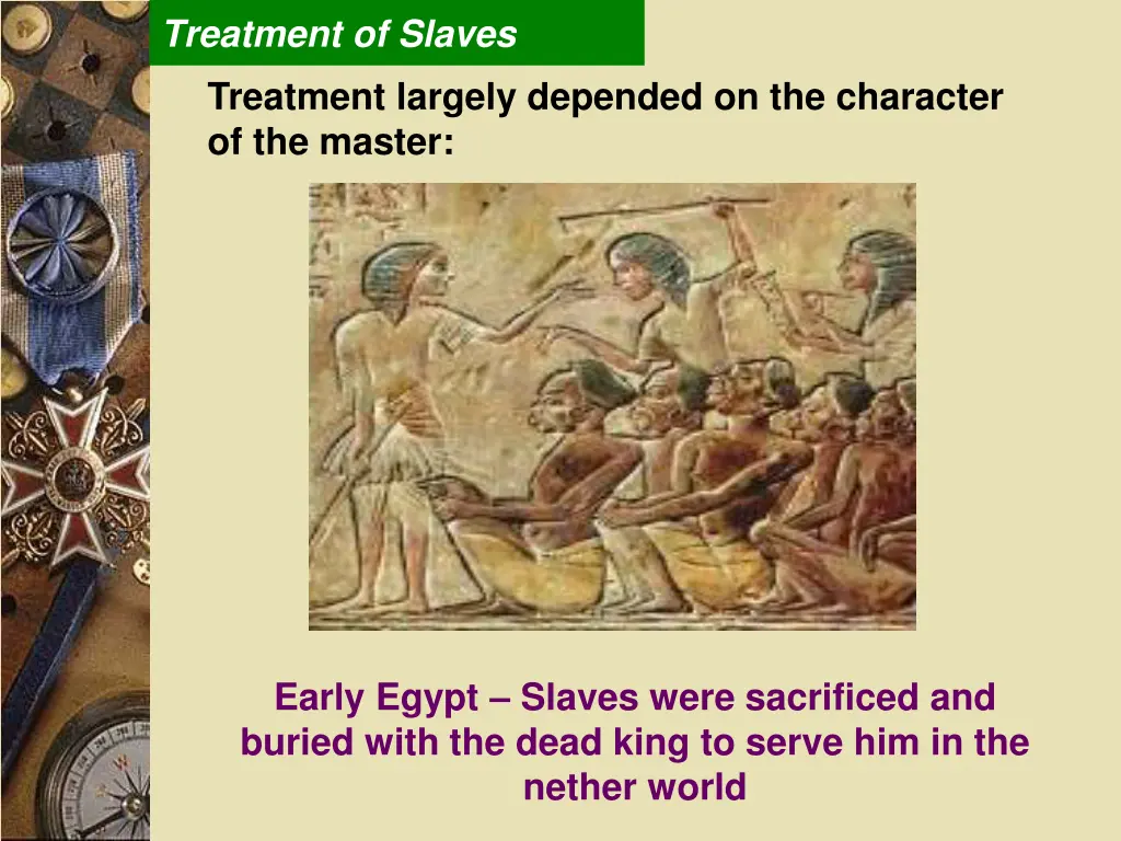 treatment of slaves