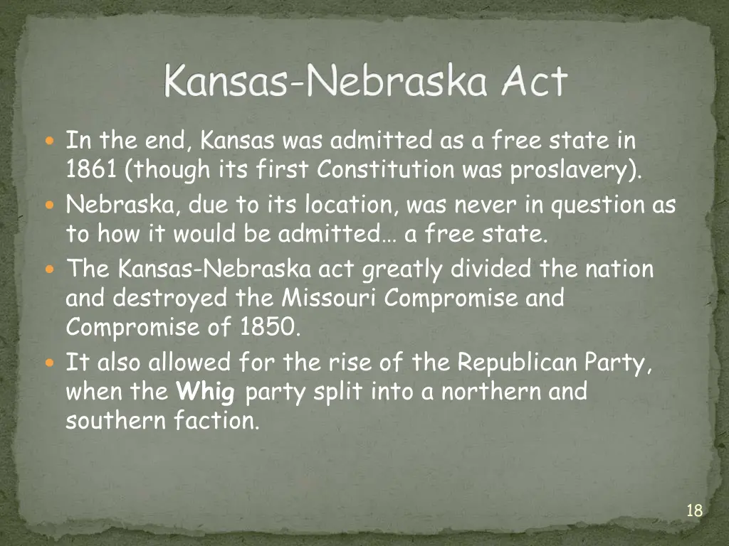 kansas nebraska act 1