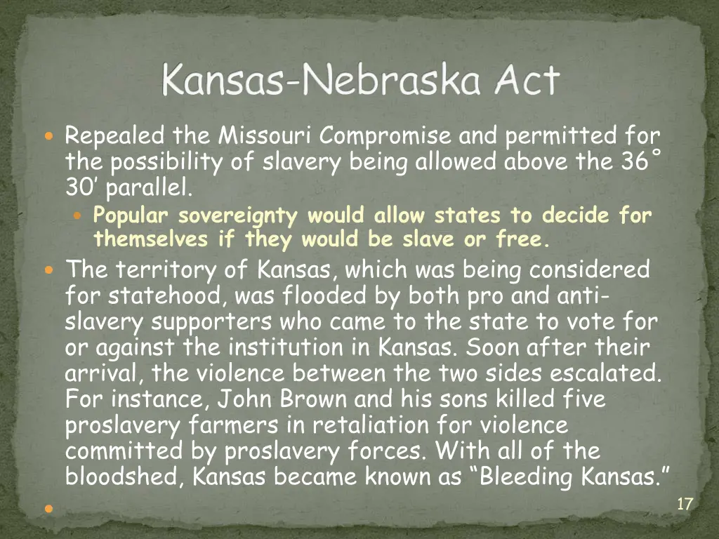 kansas nebraska act