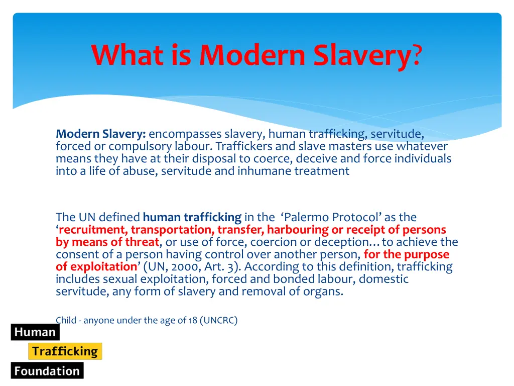 what is modern slavery