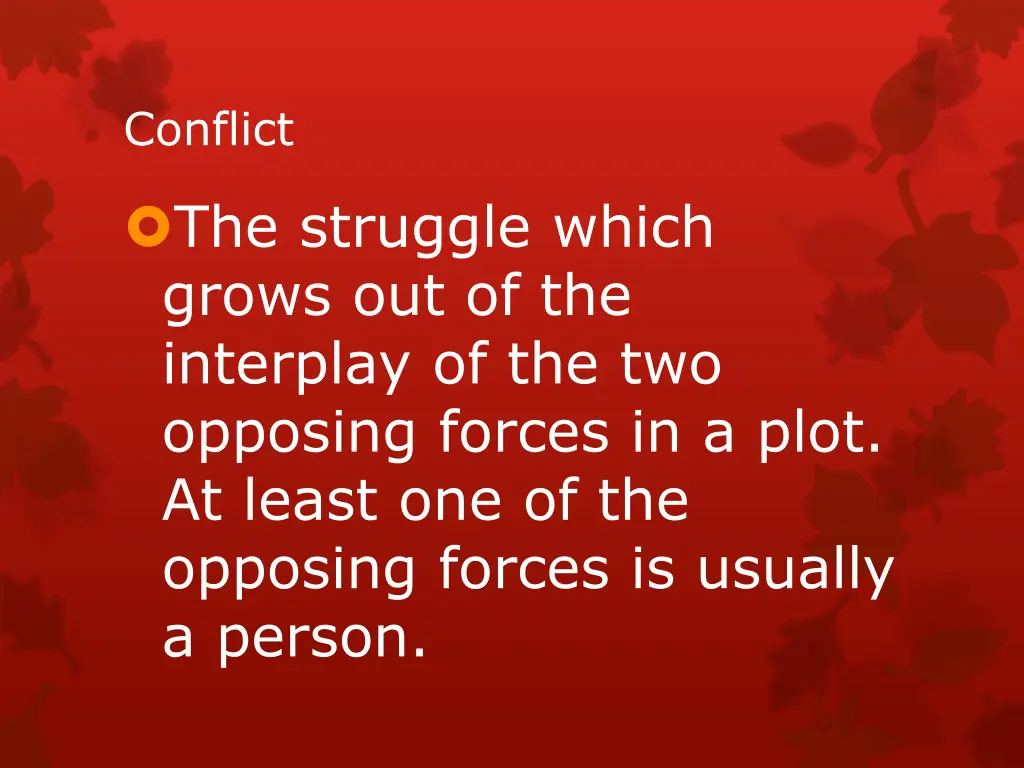 conflict