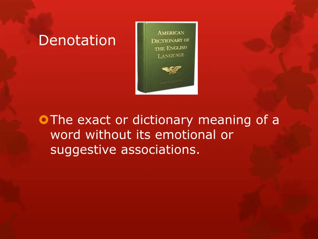 denotation